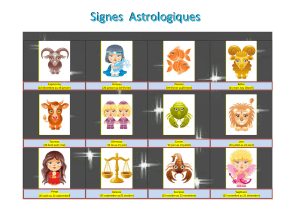 Signes Astrologiques