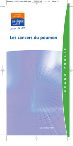 Les cancers du poumon - Ligue contre le cancer