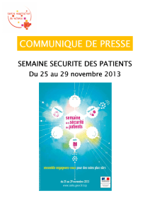 06-Semaine de la sécurité des patients 2013