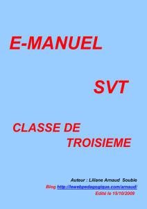 E-manuel de SVT troisième