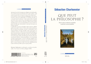 Charbonnier - Que peut la philosophie (couv)