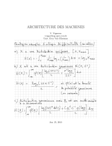 Architecture des ordinateurs (par V. Vigneron)