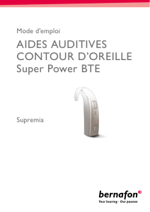 AIDES AUDITIVES CONTOUR D`OREILLE Super Power BTE