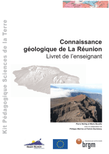 Connaissance géologique de La Réunion