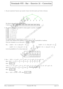 Terminale STI - Bac - Exercice 21 - Correction - XMaths