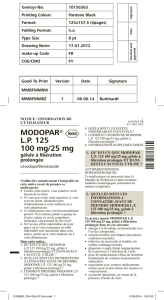 MODOPAR® LP 125 100 mg/25 mg