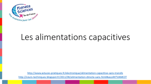 Alimentations capacitives