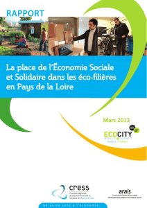 La place de l`Économie Sociale et Solidaire dans les éco