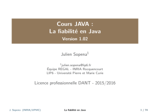 La fiabilité en Java