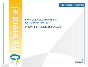 pratique collaborative et partenariat patient en santé et services