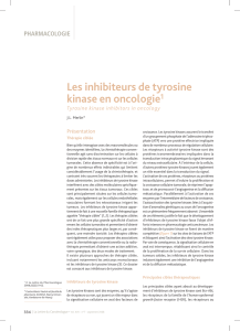 Les inhibiteurs de tyrosine kinase en oncologie – Tyrosine