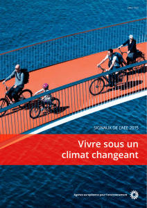 Vivre sous un climat changeant - EU Bookshop