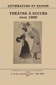 THÉÂTRE À SUCCÈS vers 1900