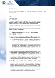 WHITE PAPER Observatoire français du marketing