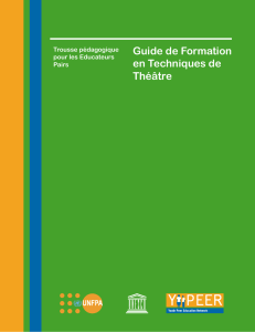 Guide de Formation en Techniques de Théâtre