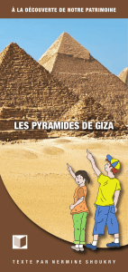 LES PYRAMIDES DE GIZA