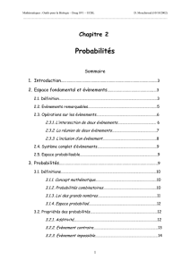 Probabilités