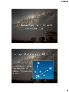 PowerPoint 10.2b, La formation de l`Univers, PDF