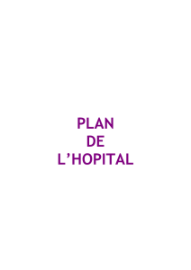 PLAN - Hôpital Saint Joseph