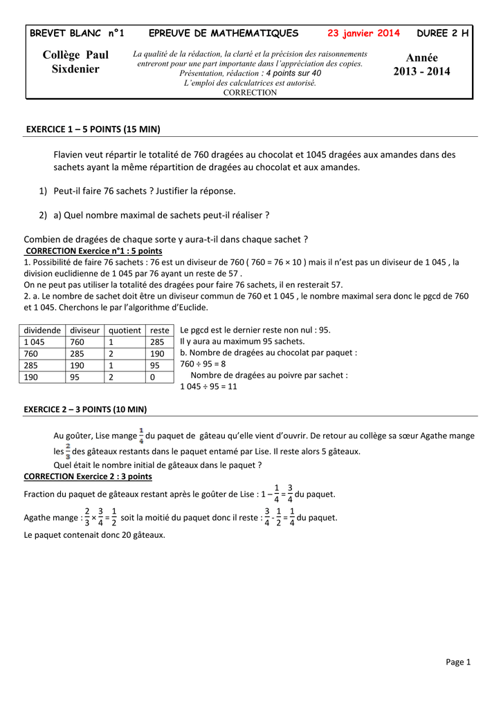 BREVET BLANC n°2