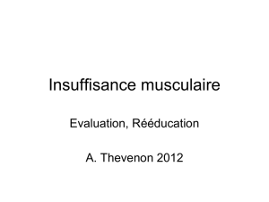 Insuffisance musculaire