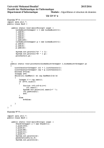 TD TP N:4 - Université de M`sila