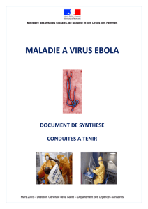 MALADIE A VIRUS EBOLA - CClin