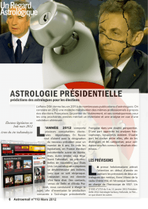 astrologie présidentielle
