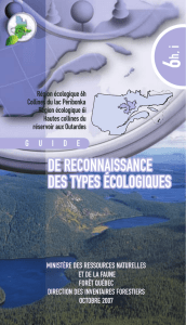 Guide de reconnaissance des types écologiques