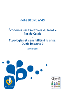 note D2DPE n°45 - Région Nord Pas de Calais