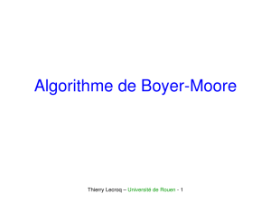 Algorithme de Boyer