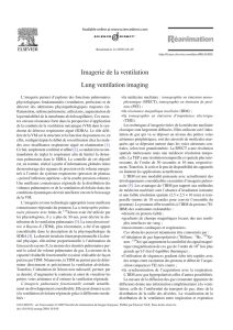 Imagerie de la ventilation Lung ventilation imaging