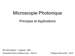 C1 - Microscopie Optique et Fluorescence