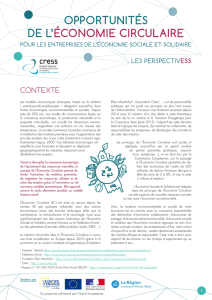 opportunités de l`économie circulaire - Je crée en Rhône