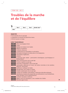 Troubles de la marche et de l`équilibre