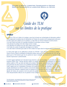 Guide des TLM sur les limites de la pratique