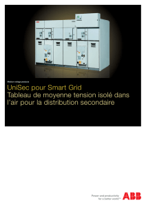 UniSec pour Smart Grid Tableau de moyenne tension isolé dans l
