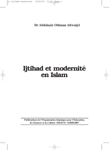 Ijtihad et Modernité en Islam (1428H/2007).