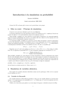 Introduction à la simulation en probabilité - LAMA