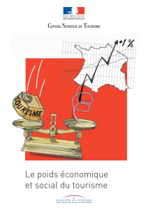 Rapport sur le poids économique et social du tourisme