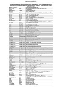 BIBLIOGRAPHIE INDICATIVE ABBOUD al