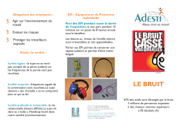 Module 7 : PREVENTION DES RISQUES 7.2 Se Protéger Du Bruit.