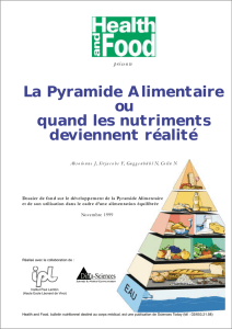 La Pyramide Alimentaire ou quand les nutriments