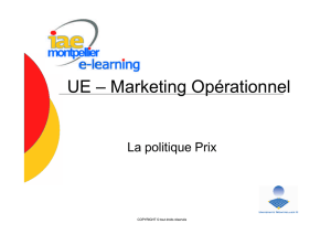 UE – Marketing Opérationnel