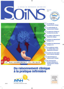 Du raisonnement clinique à la pratique infirmière