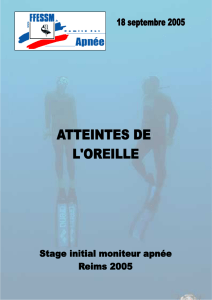 Atteintes de l`oreille