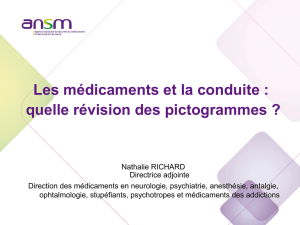 Présentation ANSM 2012