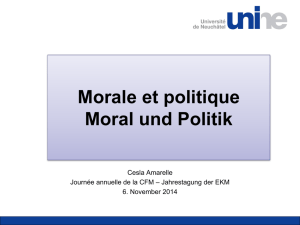 Morale et politique