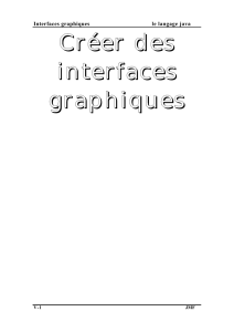 Interfaces graphiques en Java