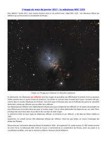 image du mois de janvier 2017 : la nébuleuse NGC 1333
